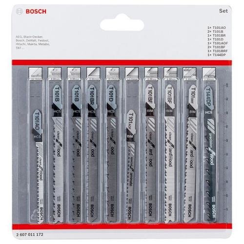 Bosch - Set 10 panze fierastrau vertical clean precision, tija de prindere t, diametru 83-100 mm