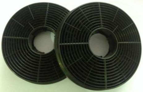 Set filtre de carbon hota Heinner FC-440GBK, compatibile cu modelul HTCH-440GBK, Dimensiuni: 10.5 x 2.3 cm
