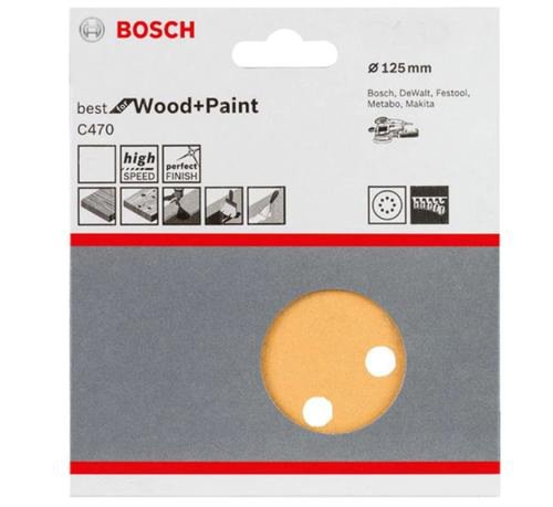 Set foi slefuire (smirghel) Bosch Professional, 125 mm, 60, 5 buc