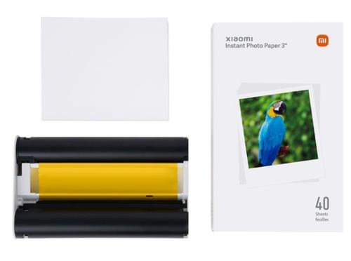 Set hartie foto pentru Xiaomi Instant Photo Paper, 3inch, 40 coli