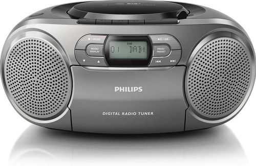 Sistem Audio Philips AZB600/12, CD Player, Radio FM, 2 W (Gri)