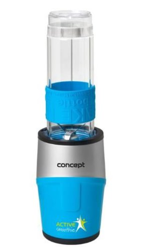 Smothie maker Concept SM3384, 500 W, 2 x 570 ml + 1 x 400 ml, Recipiente tritan fara BPA (Albastru)