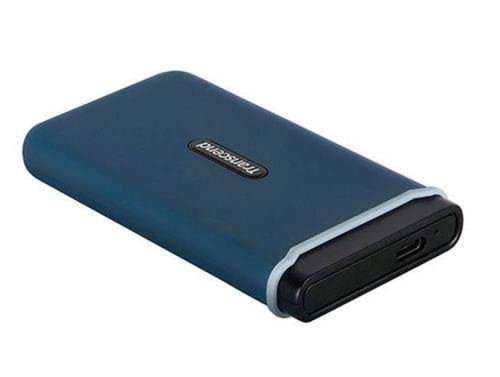 SSD Extern Transcend ESD370C, 250GB, USB-C 3.1 Gen 2 (Albastru)