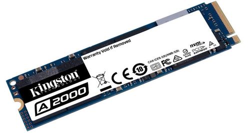 SSD Kingston A2000, 1TB, M.2 2280, PCIe Gen 3.0 x 4