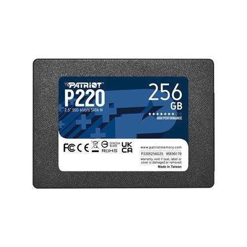 SSD Patriot P220, 256GB, SATA-III, 2.5inch