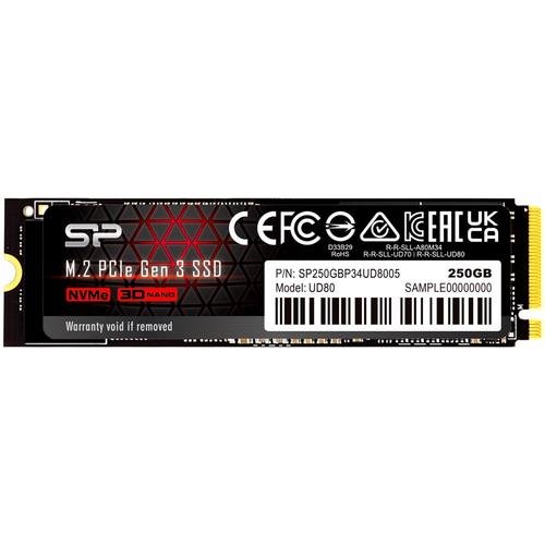 SSD Silicon Power UD80, 250GB, NVMe, M.2