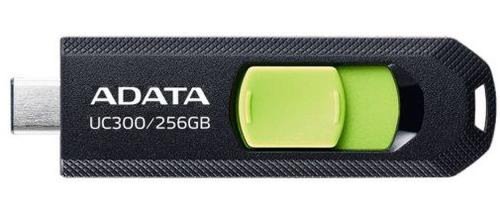 Stick USB A-DATA ACHO-UC300-256G-RBK, 256GB, USB-C (Negru/Verde)