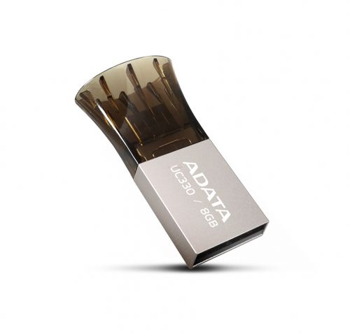 Stick USB A-DATA Choice UC330 OTG, 8GB (Negru/Argintiu)