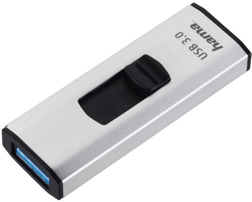 Stick USB Hama 4BIZZ 124180, 16 GB, USB 3.0 (Argintiu/Negru)