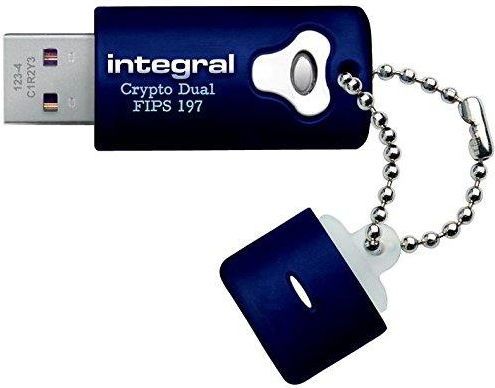 Stick USB Integral Crypto Dual, 64GB, USB 3.0 (Albasatru) 