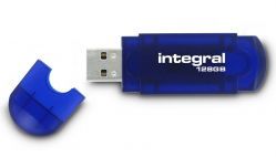 Stick USB Integral Evo Blue, 128GB, USB 2.0 (Albastru) 