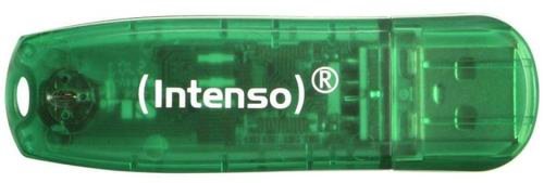 Stick USB Intenso, 8GB, USB 2.0 (Verde)