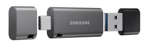 Stick USB Samsung DUO Plus, 256GB, USB 3.1, USB Type-C (Negru/Gri) 