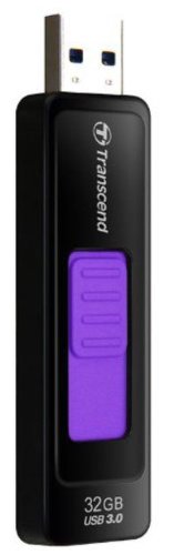 Stick USB Transcend Jetflash 760, 32GB, USB 3.0 (Negru/Mov) 