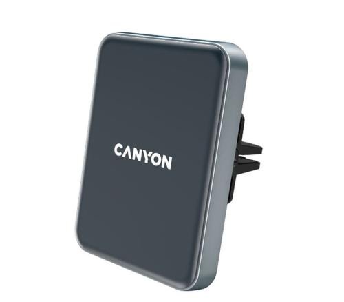 Suport auto cu incarcare wireless Canyon CNE-CCA15B, 5W/7.5W/10W/15W (Negru)