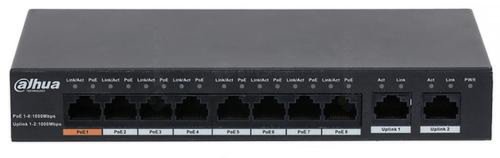 Switch Dahua PFS3010-8GT-96, Gigabit, 8 Porturi, PoE