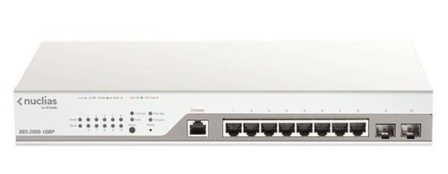 Switch Nuclias Cloud Managed D-Link DBS-2000-10MP, 20 Gbps