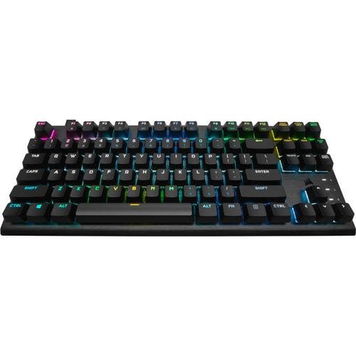 Tastatura Gaming Mecanica Corsair K60 PRO TKL RGB OPX Switch, USB, layout US (Negru)