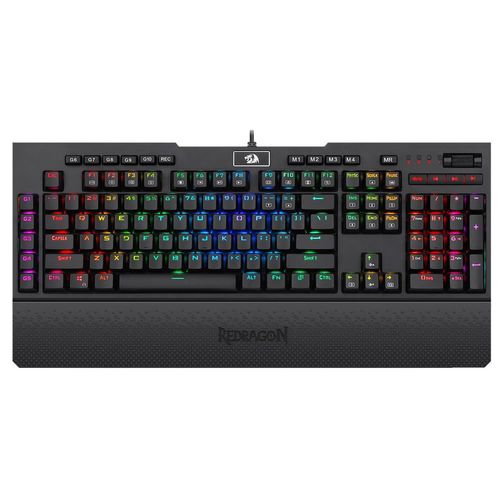 Tastatura Gaming Mecanica Redragon Brahma, USB, iluminare RGB (Negru)