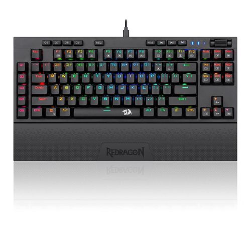 Tastatura Gaming Mecanica Redragon K588, iluminare RGB, USB (Negru)