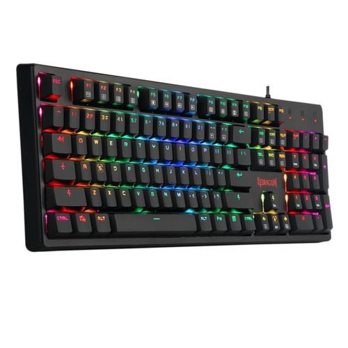 Tastatura Gaming Mecanica Redragon Kama, USB, iluminare RGB (Negru)