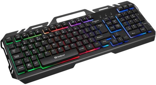 Tastatura Gaming Sandberg IronStorm 640-15, USB, Iluminare LED, US Layout (Negru)