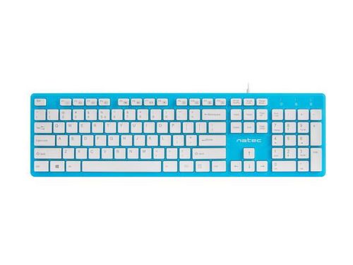 Genesis - Tastatura natec discus slim, usb (albastru)