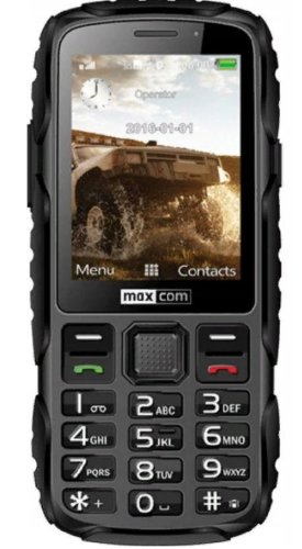 Telefon Mobil Maxcom Strong MM920, Ecran 2.8inch, Single Sim, 2G, Rezistent la apa si praf (Negru)