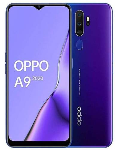 Telefon Mobil Oppo A9 (2020), Procesor Snapdragon 665 Octa-core 2.0/1.8 GHz, IPS LCD Capacitiv touchscreen 6.5inch, 4GB RAM, 128GB Flash, Camera Quad 48+8+2+2MP, 4G, Wi-Fi, Dual Sim, Android (Violet)