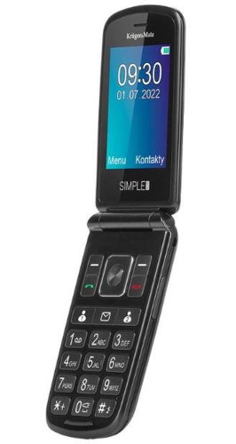 Telefon seniori Kruger&Matz 929, Dual SIM (Negru)