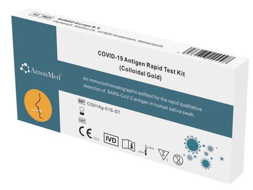 Test rapid Covid 19 antigen saliva AmonMed 