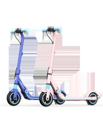 Trotineta electrica Ninebot by Segway eKickScooter ZING E8, Viteza maxima 14 Km/h, Autonomie 10 Km, Motor 200 W, IPX4 (Albastru)