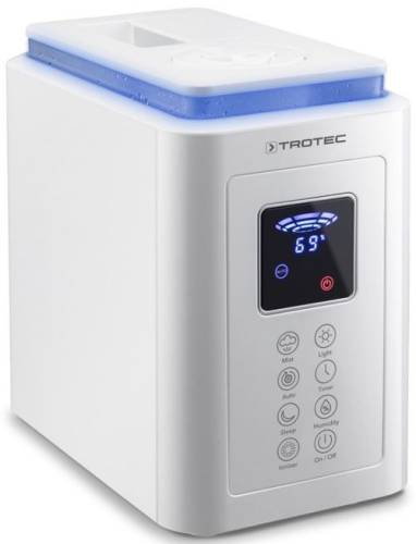 Umidificator cu ultrasunete Trotec B5E, Higrostat, Display, Timer, Ionizare, Consum 25 W/h, Pentru 30 mp