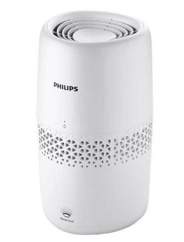 Umidificator de aer Philips seria 2000 HU2510/10, Tehnologie NanoCloud, 2 L, Recomandat pentru incaperi de pana la 31 mp (Alb)