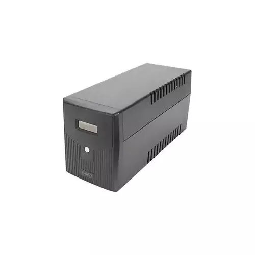 UPS , Digitus , Line/ Ineractive LCD 2000VA/1200W 2x12V/9Ah AVR 4xSchuko USB RS232 RJ45 , negru