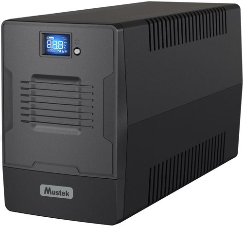 UPS Mustek PowerMust 1000 LCD Line, 1000VA / 600W, IEC, Schuko