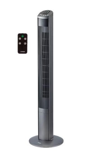 Ventilator Turn Trisa Fresh Breeze 9346.4310, 45 W, 3 viteze, Inaltime 120 cm, Senzor de temperatura, Telecomanda detasabila (Gri)