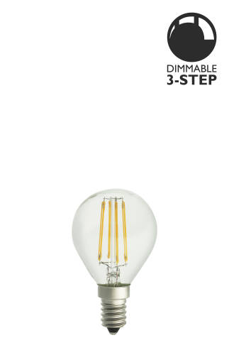 Bec LED dimabil L117, E14, 4.5cm, lumină caldă 