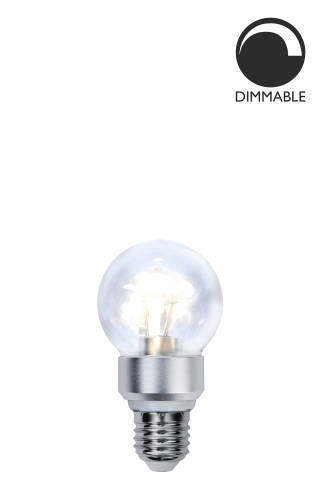 Bec LED dimabil L144, E27, 6cm, lumină caldă 