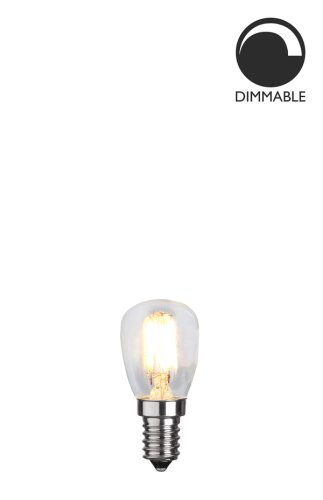 Bec LED filament dimabil L174, E14, 2.6cm, lumină caldă 