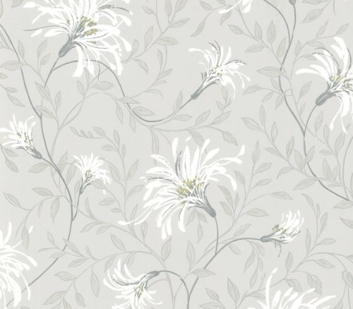 Tapet Fairhaven, Dark Grey Luxury Floral, 1838 Wallcoverings, 5.3mp / rola 