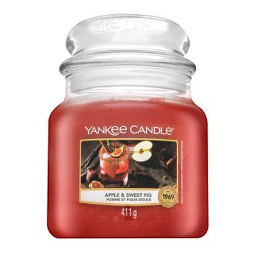 Yankee Candle Apple & Sweet Fig lumânare parfumată 411 g