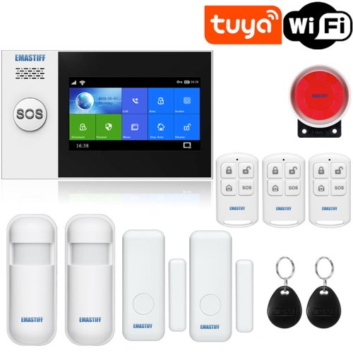 Tenq Rs - Sistem inteligent de alarmă la domiciliu wifi/4g, compatibil tuya, emastiff