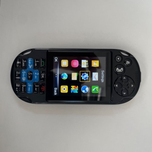 Tenq.ro - Telefon mobil dualsim 2 in 1 cu consola jocuri, ecran 2.8 inch, 100 jocuri