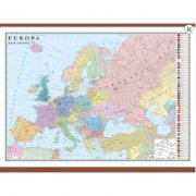 Europa. Harta politica 160x 120 cm sipci din MDF (DLFGHEP160)