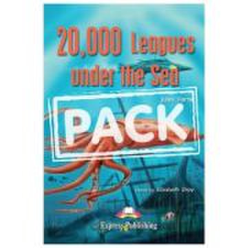 Literatura adaptata pentru copii 20 000 Leagues Under the Sea SET Carte + audio CD - Elizabeth Gray