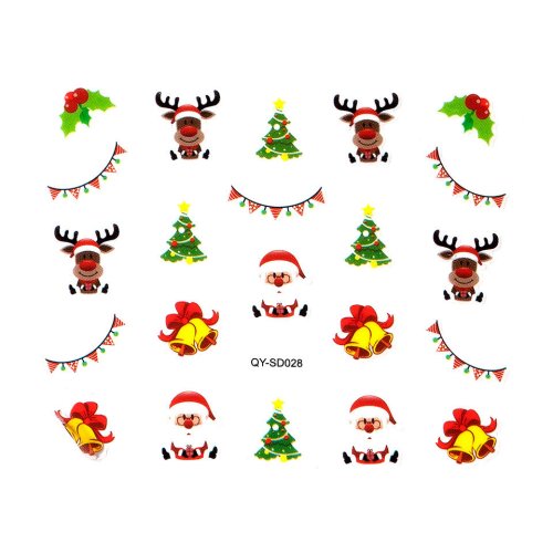 Abtibild Unghii SensoPRO Milano Christmas Wonderland Edition, QY-SD028