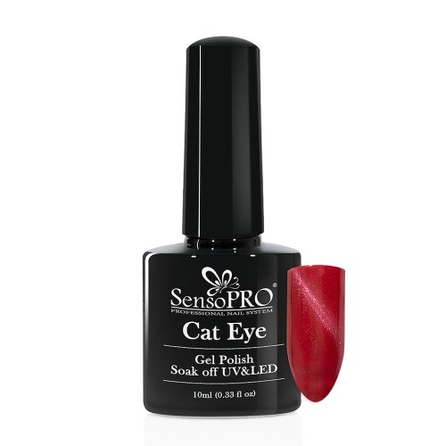 Oja Semipermanenta Cat Eye SensoPRO 10ml - #047 Riped Cherry