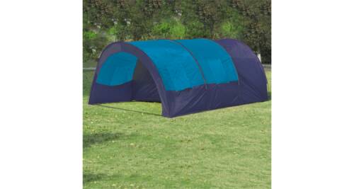 Alti Producatori - Cort camping din poliester, 6 persoane, albastru/ albastru inchis