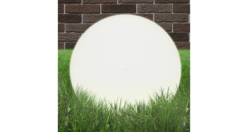 Lampa de gradina sferica, PMMA, 50 cm, soclu E27